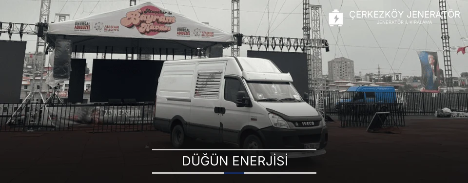 Çerkezköy Düğün Jeneratör Kiralama Firmaları
